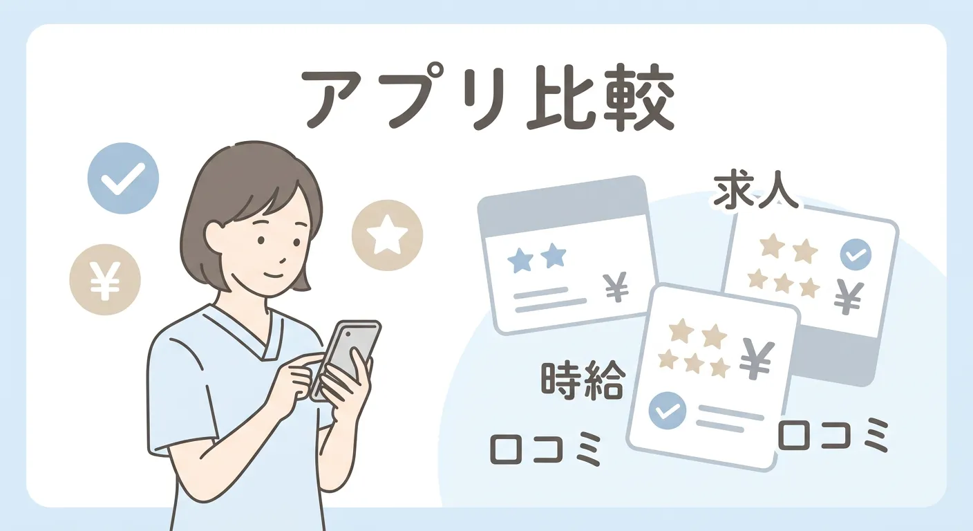 看護師求人アプリ比較
