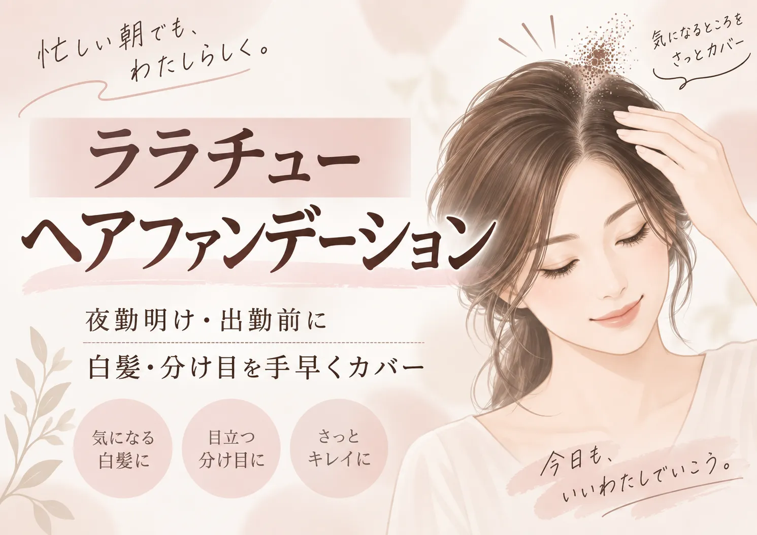 ララチュー ヘアファンデーションとは？