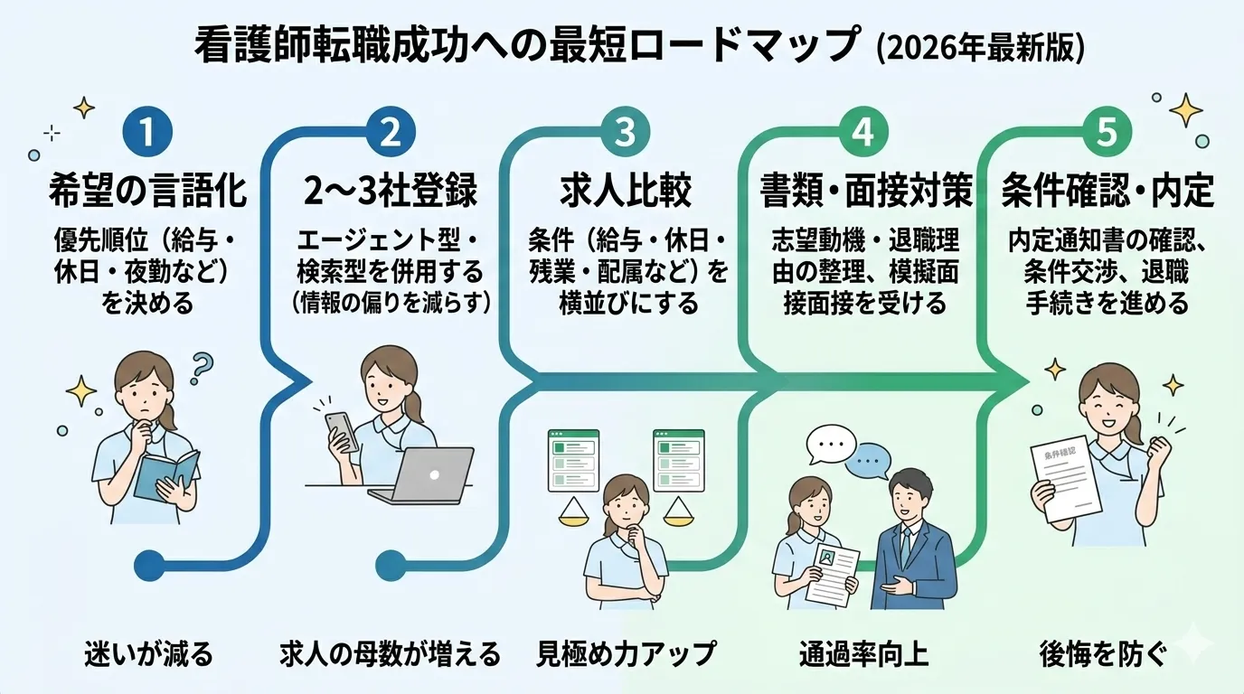 転職成功までの「最短ルート・ロードマップ」